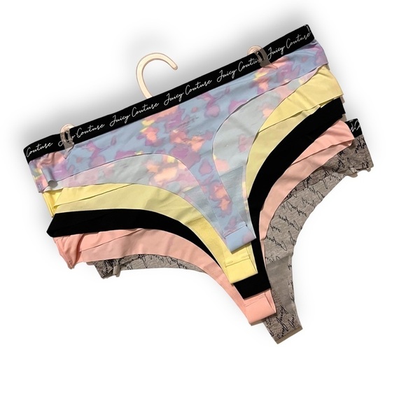 5-PK Juicy Couture No Panty Lines Underwear - Picture 2 of 2